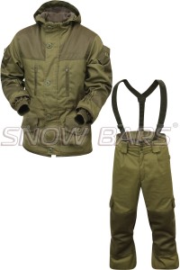 Костюм утепленный "Горка 4 +флис", ткань палатка