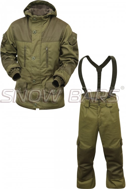 Костюм утепленный "Горка 4 +флис", ткань палатка