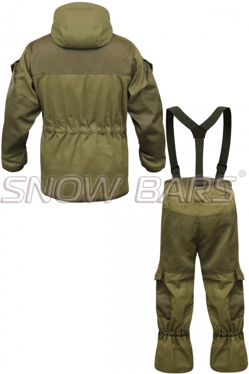 Костюм утепленный "Горка 4 +флис", ткань палатка